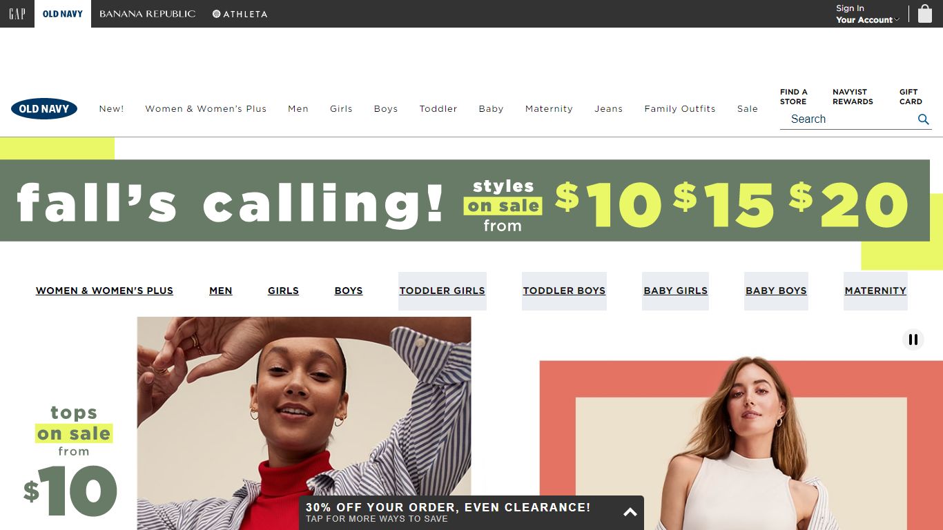 Old Navy | Shop the Latest Fashion for the Whole Family