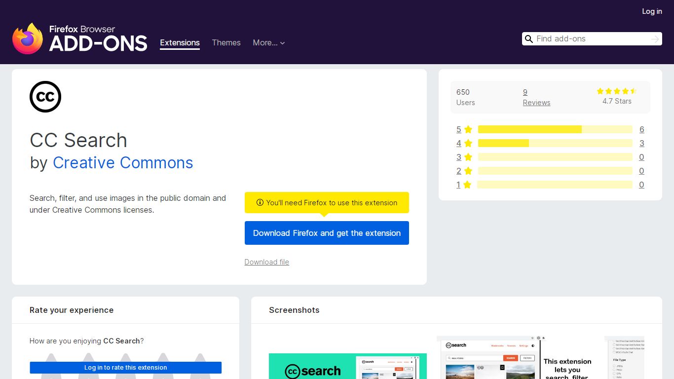 CC Search – Get this Extension for 🦊 Firefox (en-US)